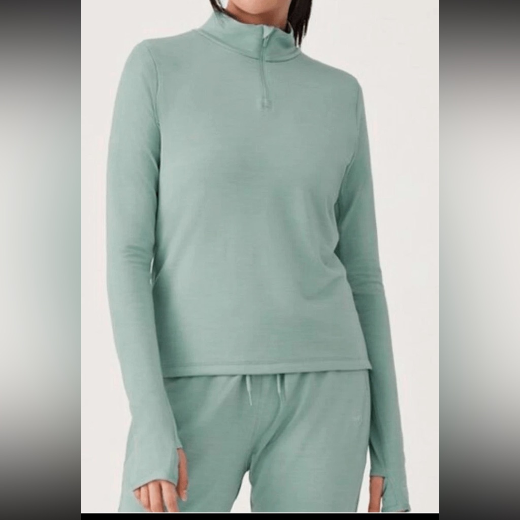 Allbirds 1/4 Zip Natural Run Mid Layer Performance Pullover Sweatshirt Xs New